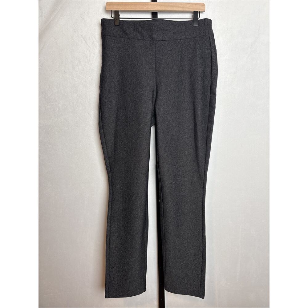 Honeylove EverReady Pants Women's XL Charcoal Gray Ponte Shaping Stretch Career